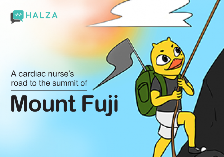 A cardiac nurse’s road to the summit of Mount Fuji