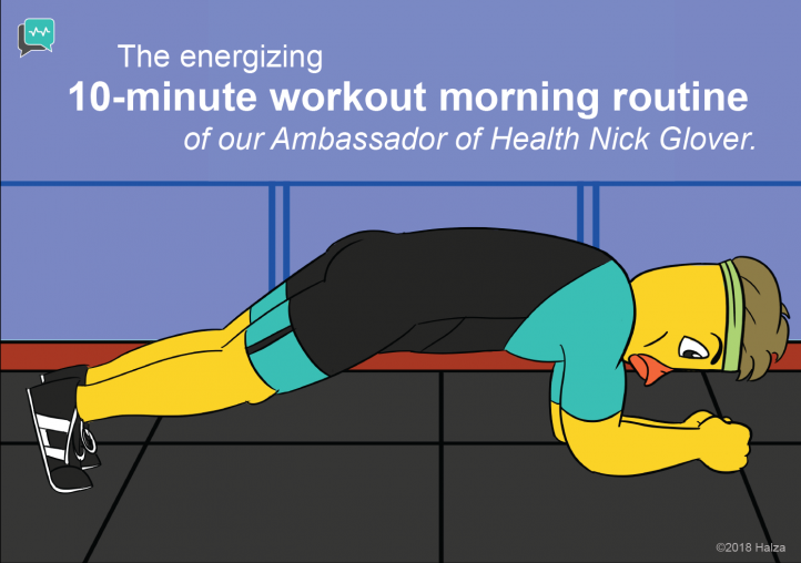 Ambassador of Health Nick Glover’s 10-minute workout morning routine